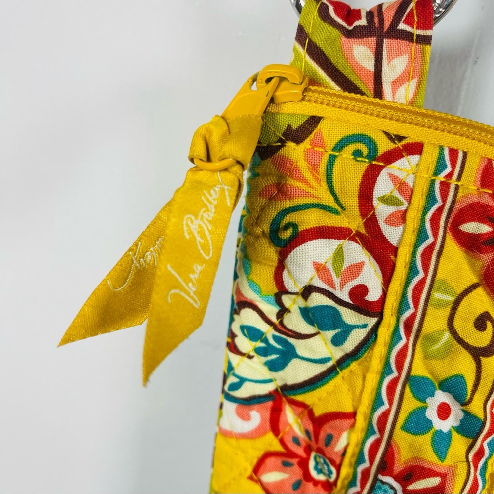 Vera Bradley Hipster Crossbody Bag Quilted Retired Yellow Provençal Floral Print - Picture 7 of 11